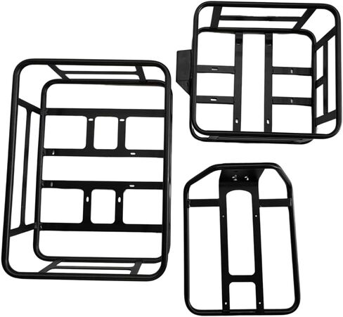 Bike Accessories 3 in 1 Include Bike Basket Front, Bike Basket Rear, and Bike Front Rack with Large Capacity Quick Assemble.Compatible with Aipas eBike Models (A2, A4, F3, C1, C2, M1pro, M2pro) in Saudi Arabia