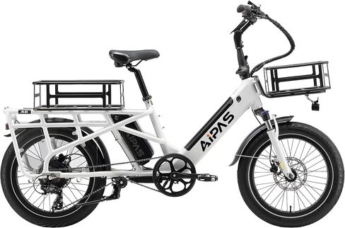 Bike Accessories 3 in 1 Include Bike Basket Front, Bike Basket Rear, and Bike Front Rack with Large Capacity Quick Assemble.Compatible with Aipas eBike Models (A2, A4, F3, C1, C2, M1pro, M2pro) in Saudi Arabia