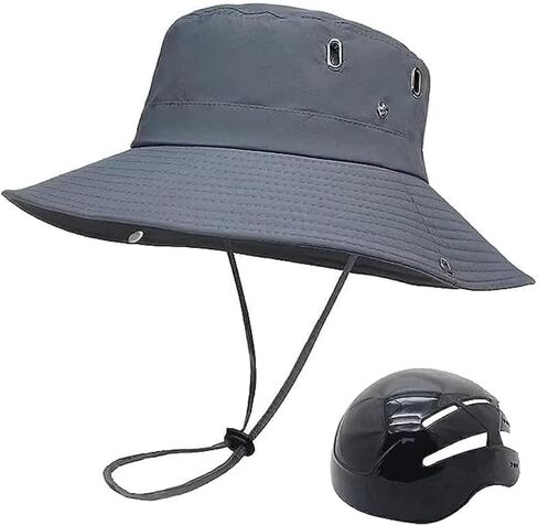 Bucket Hats with Bike Helmet Cycling Helmet for Unisex Adults Fashion Breathable Sunscreen Head Protection Bicycle Helmet Hats in Kuwait