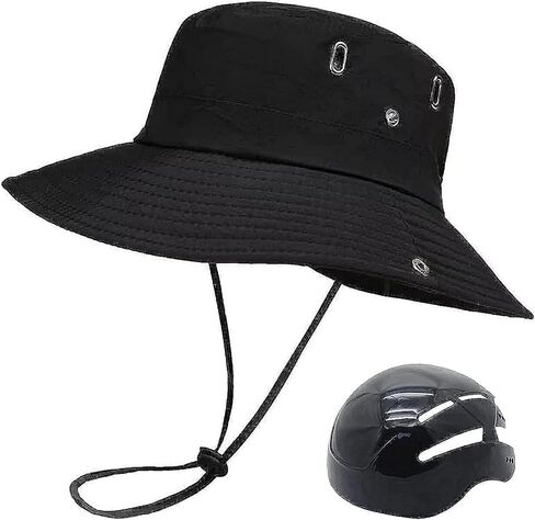 Bucket Hats with Bike Helmet Cycling Helmet for Unisex Adults Fashion Breathable Sunscreen Head Protection Bicycle Helmet Hats in Saudi Arabia