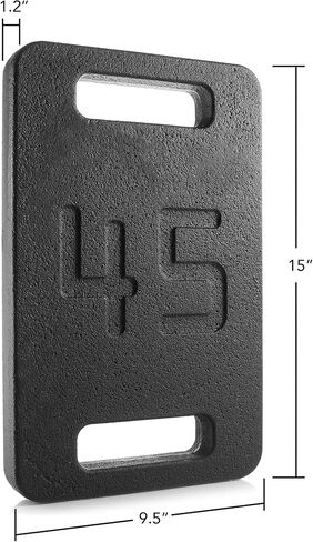 Philosophy Gym Cast Iron Ruck Weight - Weighted Fitness Plate with Handle in Kuwait