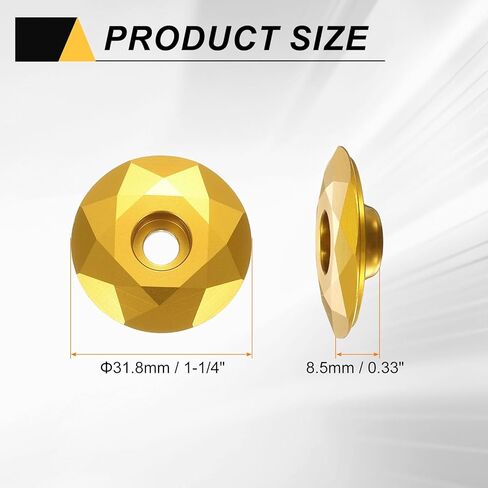HARFINGTON Bike Headset Stem Top Cap Aluminum Alloy Cycling Headset Cover Stem for Mountain Bike Road Bike MTB in Saudi Arabia