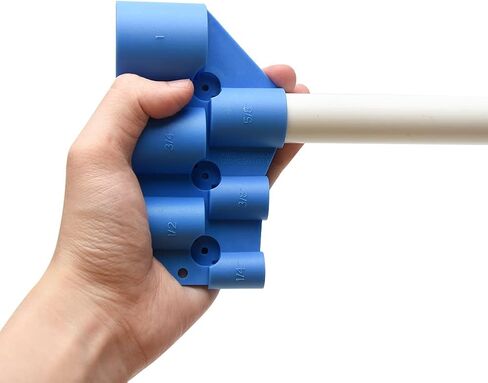 1/4'' - 1'' Deburring Pipe and Depth Gauge Tool Kit, Easy Install Measuring Deburring Tool, Inner-Outer Reamer Pipe Tubing Chamfer Tool Copper Reamer for Copper, PEX, CPVC, PE-RT in Saudi Arabia