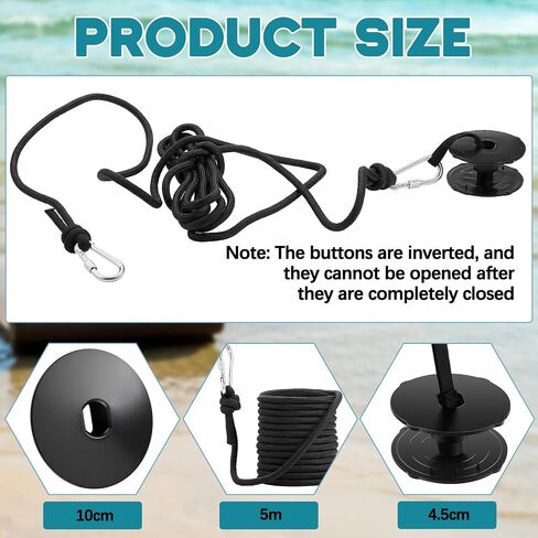 SATINIOR 2 Pcs Foam Floating Mat Tether Kits, Includes 1 Galvanized Grommet and 1 Pcs 16. 4' Cord, Foam Lake Mat Cord Secure Mooring Prevent Drifting Away, for All Foam Water Pads in Saudi Arabia