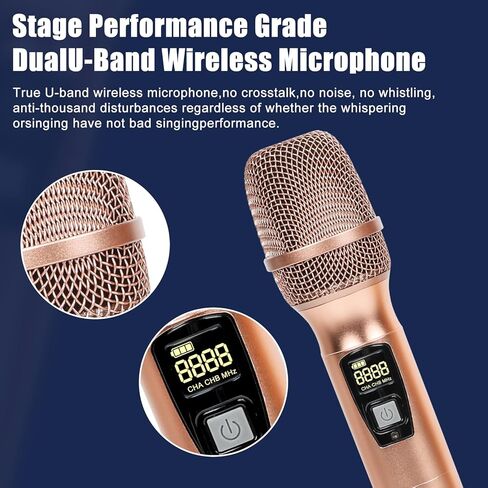 جديد KK & H الصيني Karaoke Machine 19.5 بوصة LED LED شاشة تعمل باللمس السعة المحترفة ميكروفون لاسلكي مع تأثير سحابة التحديث تنزيل الأغاني المنزل حفلة كاريوكي in Kuwait