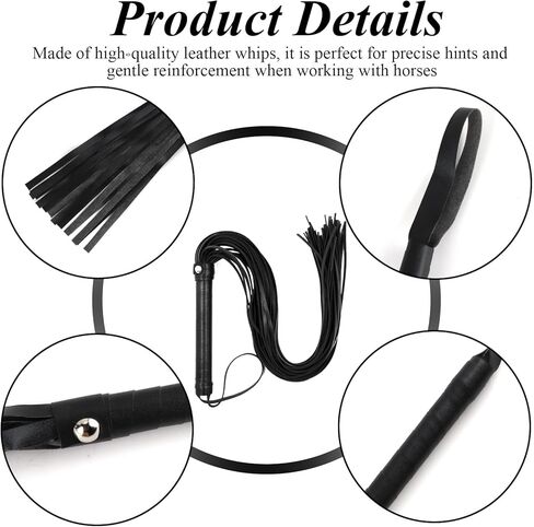 سوط سوط الحصان اللطيف للفروسية الحمراء ، سوط محصول 17.7 بوصة للخيول ، والفروسية الحمراء ، سوط الخيل ، والخيول السميكة ، سوط الخيول لتدريب الخيول الأساسية (أحمر) (أحمر) in Kuwait