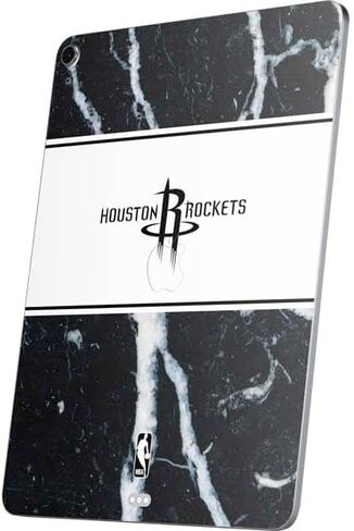 Skinit Skinit Tablet Skiner مع iPad Air 11in (2024-2025) - تصميم رخام NBA Houston Rockets المرخص له رسميًا in Saudi Arabia