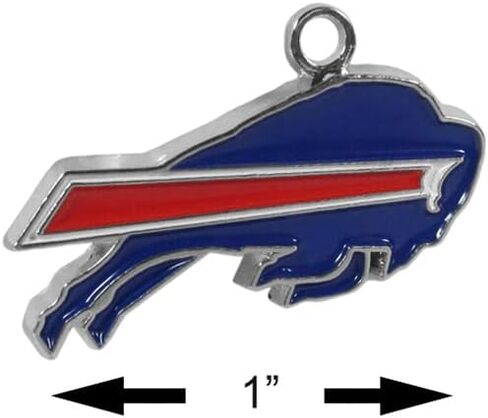 Siskiyou Sports NFL Buffalo Bills Huggie Hoop Earrings, Team Colors, One Size in Saudi Arabia