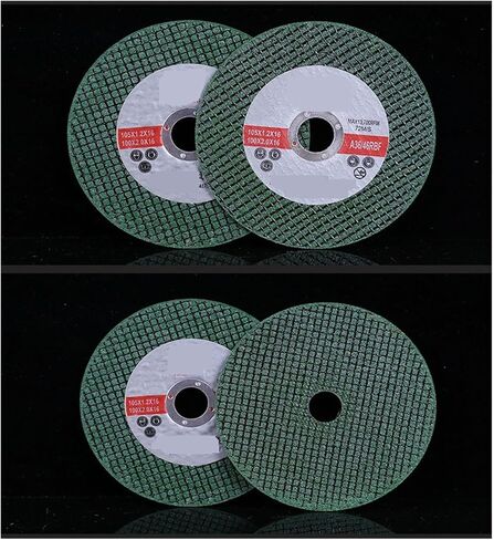 قرص القطع 1/5/10pcs أقراص قطع 100 زاوية طاحونة من الفولاذ المقاوم للصدأ راتنج عجلة راتنج مزدوج الشبكة الشبكية (1pcs) in Saudi Arabia