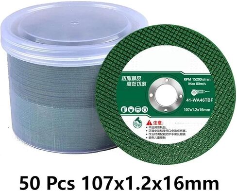 Cutting disc 50 Pieces 107x1.2x16mm Grinding Wheel 107 Angle Grinder Ultra-Thin Resin Metal Stainless Steel Cutting Bladeing(Red) in Saudi Arabia