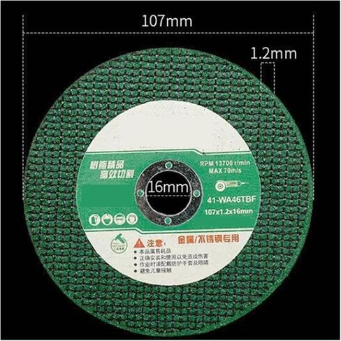 Cutting disc 50 Pieces 107x1.2x16mm Grinding Wheel 107 Angle Grinder Ultra-Thin Resin Metal Stainless Steel Cutting Bladeing(Red) in Saudi Arabia