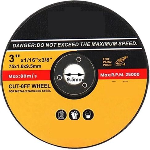 Cutting disc 75/125/125/150/180/250/300mm Metal Grinding Disc Resin Cutting Wheel Angle Grinder Ultrathin Bladeing for Metal Iron Stainles Steel(20pc,115mm) in Saudi Arabia