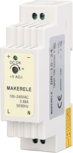 MK-SMPS-DR15-12 15W DR AC إلى DC Slim Din Rail Supply ، AC 100V-240V إلى DC 12V Switching Supply ، مع حماية الحمل الزائد in Kuwait