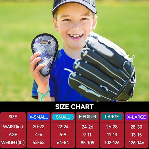 Youth Compression Padded Sliding Shorts with Soft Protective Athletic Cup Underwear for Baseball Football Lacrosse (White) in Saudi Arabia