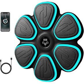 Music Boxing Machine for Kids & Adults, Smart Bluetooth Sounding Punch Machine 9 Modes & 9 Speeds, Wall Mounted Boxing Trainer for Home,Office and Gym in Saudi Arabia