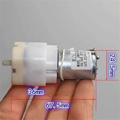 JQB2438 32mm Mini 370 محرك Airagm Air Pump DC 12V-24V 20V تدفق كبير مكنسة الهواء مضخة DIY مقعد مائي in Kuwait