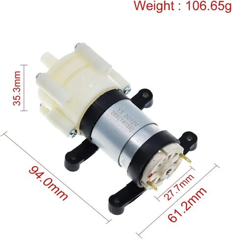 R385 Water Pump 12V Diaphragm Pump Pump 6V Small Miniature Water Pump Household Fish Tank Accessories Tea Set Water Pump 1Pcs in Saudi Arabia