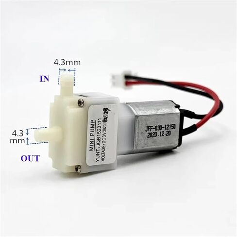 JQB1523 DC 3V 3.7V Small Mini 030 Motor Diaphragm Air Pump Oxygen Pressure Pump DIY Massager Medical Blood Monitor Aquarium Tank 1Pcs in Saudi Arabia