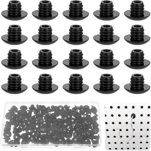 أقفال خطاف Pegboard 120pcs ، مقاطع سدادات خطاف ربط ملائمة للوحة الربط ، سدادة بيغوك سدادة أسود قفل Pegboard Apacer Pets Stoppers Stoppers from Hooks of Falling Off in Saudi Arabia