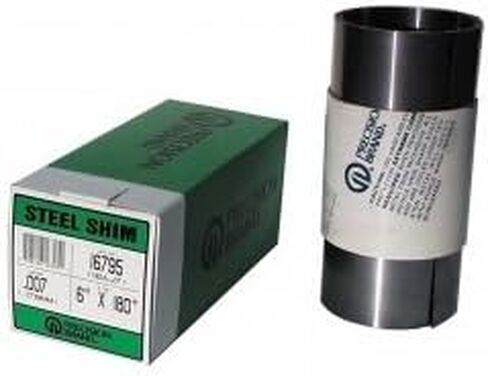 Precision Brand 16A2 Steel Shim Stock, 6″ x 100″ Roll, Low Carbon 1008-1010 Steel, 0.002″ in Saudi Arabia