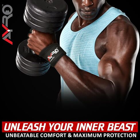 AYRO Workout Gloves for Men & Women – Ventilated Weight Lifting Gloves with Wrist Support - Gym Gloves for Men, Breathable Palm Padding, Non-Slip Grip – Ideal for Gym, Fitness, Cross Training in Kuwait