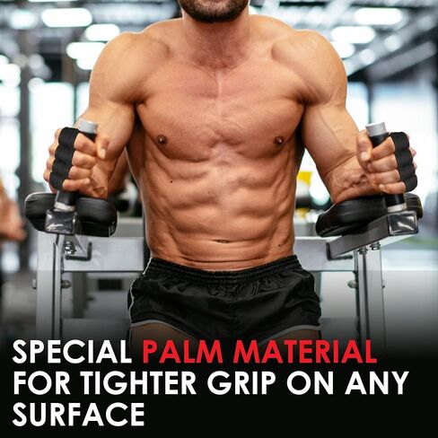 AYRO Workout Gloves for Men & Women – Ventilated Weight Lifting Gloves with Wrist Support - Gym Gloves for Men, Breathable Palm Padding, Non-Slip Grip – Ideal for Gym, Fitness, Cross Training in Kuwait