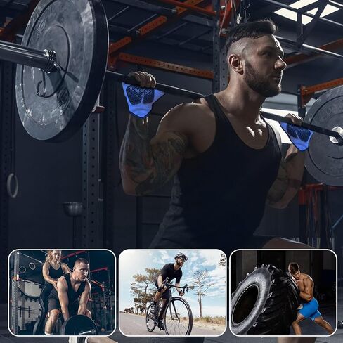 LIONCO Workout Gloves for Men Women,Weight Lifting Gloves with Breathable Gel Padded Excellent Grip for Gym Exercise,Cycling,Weightlifting,Fitness Training,Pull Ups and Climbing and Rowing in Saudi Arabia