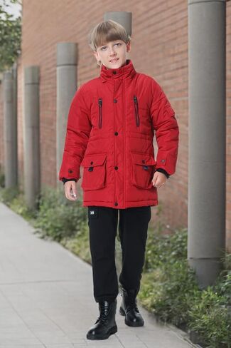 Tratenby Boy's Wart Winter Coat Swather Puffer Stack in Kuwait