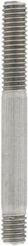 (50pcs) DIN 939 Metric Studs, M14X70mm Nominal Length (88mm Overall Length), Plain Center, A4 Stainless Steel in Saudi Arabia