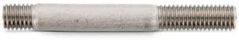 (50pcs) DIN 939 Metric Studs, M14X110mm Nominal Length (128mm Overall Length), Plain Center, A4 Stainless Steel in Saudi Arabia