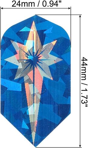 الرحلات الجوية Patikil Slim Dart ، 6 Pack Pet Pet Viseal Dart accessories for Steel Tip Dart و Soft Tip Darts ، Blue in Saudi Arabia