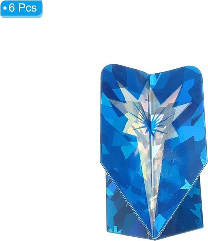 الرحلات الجوية Patikil Slim Dart ، 6 Pack Pet Pet Viseal Dart accessories for Steel Tip Dart و Soft Tip Darts ، Blue in Saudi Arabia