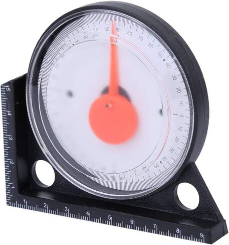 Multifunctional Plastic Slope Inclinometer Angle Finder Level Meter Measuring Tool for Woodworking Machinery Equipment Office Desktop Adjusting ABS Acrylic Material in Saudi Arabia