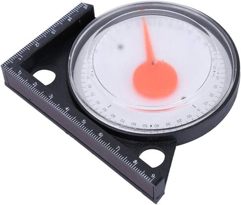 Multifunctional Plastic Slope Inclinometer Angle Finder Level Meter Measuring Tool for Woodworking Machinery Equipment Office Desktop Adjusting ABS Acrylic Material in Saudi Arabia