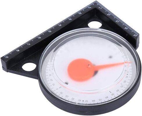 Multifunctional Plastic Slope Inclinometer Angle Finder Level Meter Measuring Tool for Woodworking Machinery Equipment Office Desktop Adjusting ABS Acrylic Material in Saudi Arabia