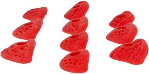 TRANGO Comfy Crimps Grip Holds (10pcs Blue, Geologic) | Indoor Climbing Wall Hardware in Saudi Arabia
