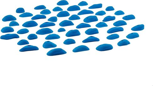 TRANGO Comfy Crimps Grip Holds (10pcs Blue, Geologic) | Indoor Climbing Wall Hardware in Saudi Arabia