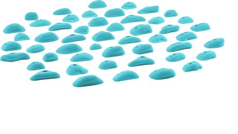TRANGO Comfy Crimps Grip Holds (10pcs Blue, Geologic) | Indoor Climbing Wall Hardware in Saudi Arabia