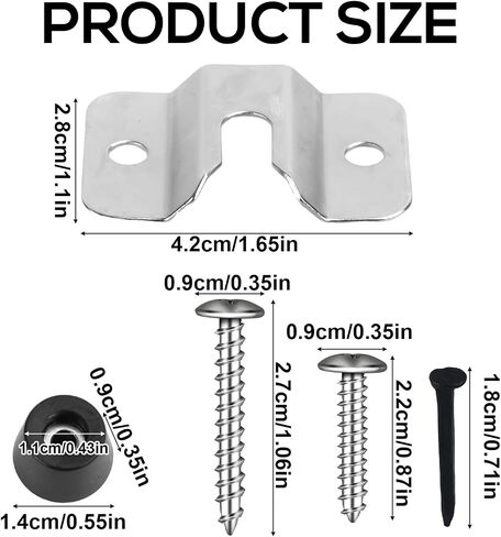 Dartboard Mounting Bracket Kit, Dart Board Hanging Kit for Wall Dartboard Holder Hanger Screw Hook Set Dart Games Accessories in Saudi Arabia
