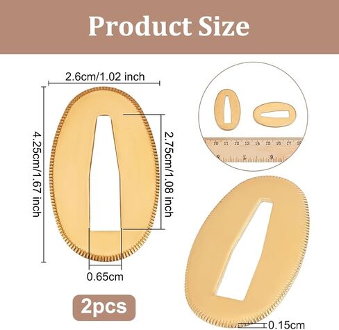 OLYCRAFT 2Pcs Brass Sword Seppa Spacer for Japanese Samurai Swords Gold Samurai Sword Accessories Samurai Sword Brass Spacers Samurai Sword Washers for Japanese Katana Maintenance DIY Accessories in Saudi Arabia