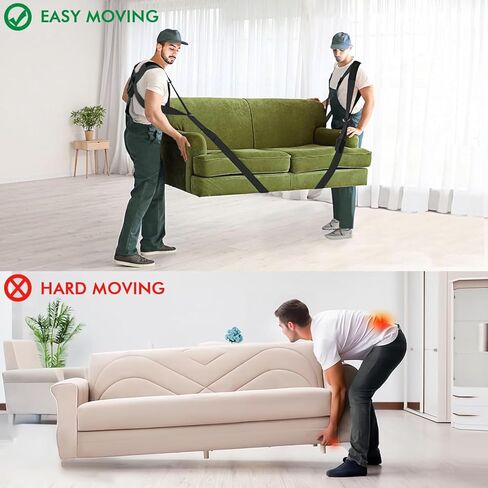 Moving Straps, 2-Person Lifting and Moving System, Appliance Or Furniture Moving Straps for Lifting, Heavy Lifting Straps Moving in Saudi Arabia