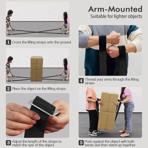 Moving Straps, 2-Person Lifting and Moving System, Appliance Or Furniture Moving Straps for Lifting, Heavy Lifting Straps Moving in Saudi Arabia