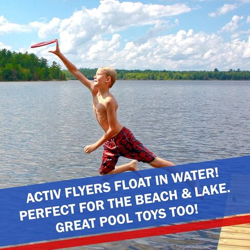 إن حلقات Flying الخاصة بـ Active Life Kid (2 عبوة) تطير بشكل مستقيم ولا تتأذى ، فأخف بنسبة 80 ٪ من الحلقات القياسية - استبدل وقت الشاشة بمتعة عائلية صحية - الخروج واللعب in Kuwait