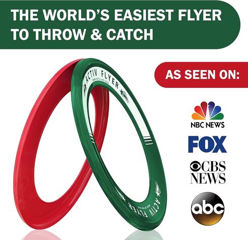 Activ Life Kid’s Flying Rings (2 Pack) They Fly Straight & Don’t Hurt, 80% Lighter Than Standard Rings - Replace Screen Time with Healthy Family Fun - Get Outside & Play in Saudi Arabia