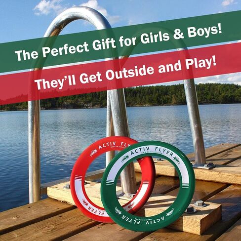 Activ Life Kid’s Flying Rings (2 Pack) They Fly Straight & Don’t Hurt, 80% Lighter Than Standard Rings - Replace Screen Time with Healthy Family Fun - Get Outside & Play in Saudi Arabia