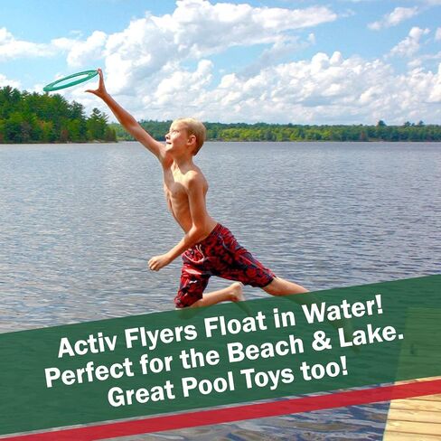 Activ Life Kid’s Flying Rings (2 Pack) They Fly Straight & Don’t Hurt, 80% Lighter Than Standard Rings - Replace Screen Time with Healthy Family Fun - Get Outside & Play in Saudi Arabia
