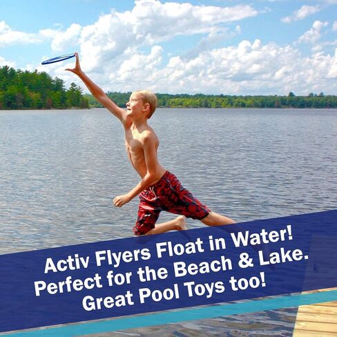 إن حلقات Flying الخاصة بـ Active Life Kid (2 عبوة) تطير بشكل مستقيم ولا تتأذى ، فأخف بنسبة 80 ٪ من الحلقات القياسية - استبدل وقت الشاشة بمتعة عائلية صحية - الخروج واللعب in Kuwait