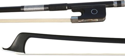 Carbon Fiber Cello Bow 4/4 Full Size Ebony Frog Natural Horsehair for Teacher Student Professional Carbon Bow in Saudi Arabia