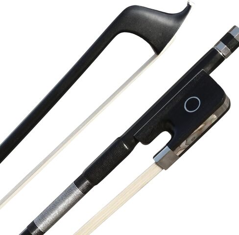 Carbon Fiber Cello Bow 4/4 Full Size Ebony Frog Natural Horsehair for Teacher Student Professional Carbon Bow in Saudi Arabia