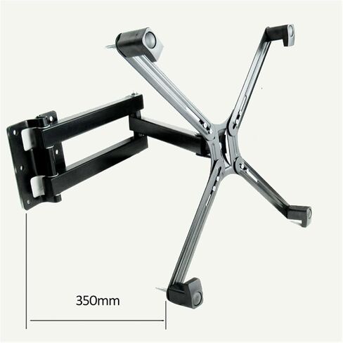 505mm Long 123L-AD600 Full Motion 10"-27" Monitor Mount On Wall for No Hole TV Wall Bracket Swivel 360 Tilt 3 Arm Tube 25kg(DL-123-AD600) in Saudi Arabia